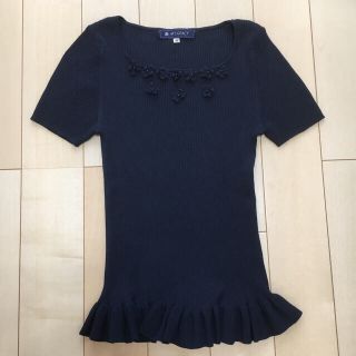 エムズグレイシー(M'S GRACY)のお値下げ！  エムズグレイシー   M'SGRACY カットソー ニット (カットソー(半袖/袖なし))