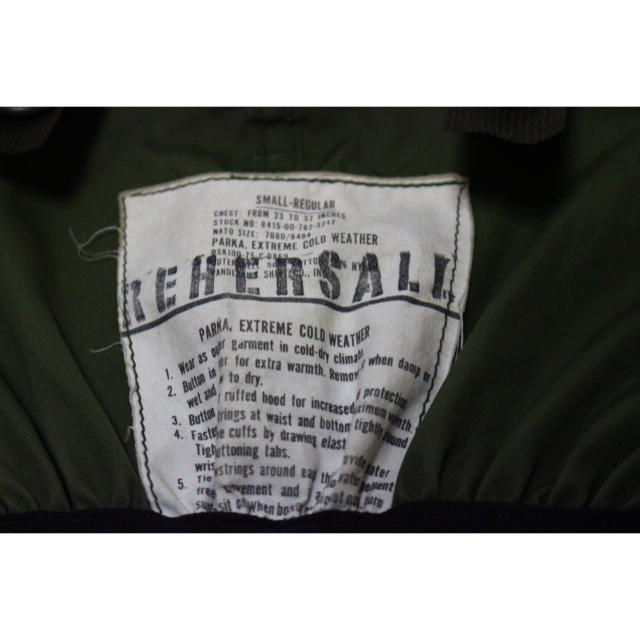 RehersalL(リハーズオール)のレアリハーズオールrehersall再構築ヴィンテージモッズコートm65m51 レディースのジャケット/アウター(モッズコート)の商品写真