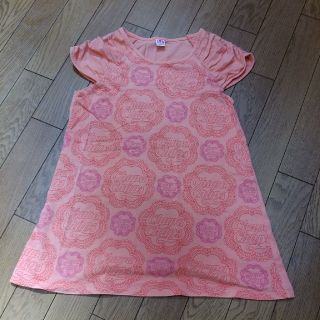 ユニクロ(UNIQLO)の☆　フレンチスリーブ（サーモンピンク）150　ユニクロ☆(Tシャツ/カットソー)