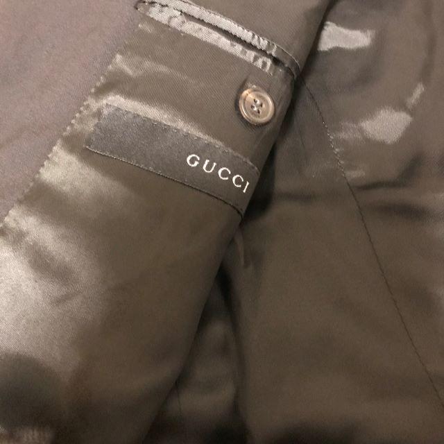 ☆トムフォード期 GUCCI グッチ シングル ブラックスーツ 48☆ ☆トムフォード期 GUCCI グッチ シングル ブラックスーツ 48☆