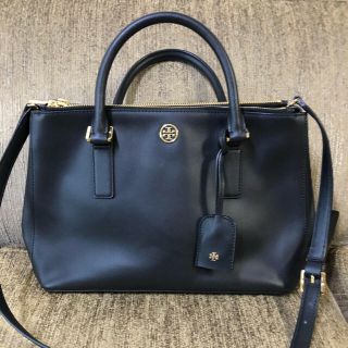 トリーバーチ(Tory Burch)のカピバラ様 専用 トリーバーチ ハンドバッグ 黒(ハンドバッグ)