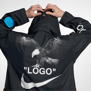 オフホワイト(OFF-WHITE)のNIKE X OFF-WHITE ナイキ オフホワイト コート ジャケット 新品(ナイロンジャケット)