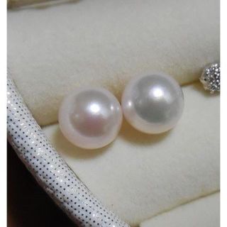 M.様専用　k18 あこや（アコヤ）真珠 / パール 7.5mm～8mm ピアス(ピアス)