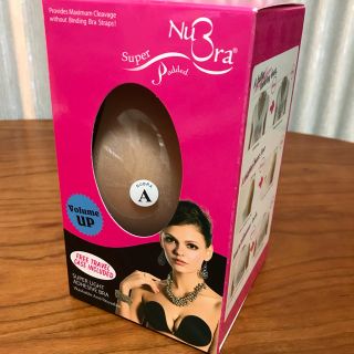 【新品未使用】ヌーブラ【NuBra】パテッド正規品(モカ、A)(ヌーブラ)