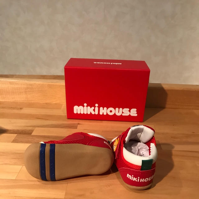 mikihouse(ミキハウス)のミキハウス ベビーシューズ 12.5cm【新品・送料込】♩値下げ キッズ/ベビー/マタニティのベビー靴/シューズ(~14cm)(スニーカー)の商品写真