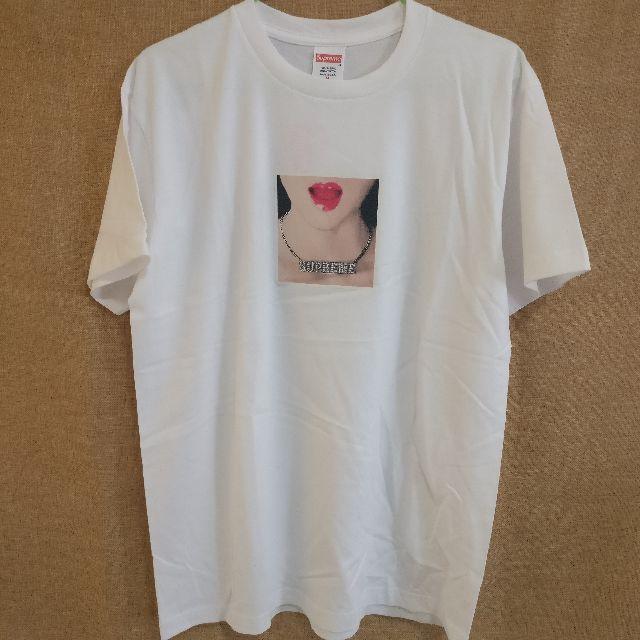 Supreme ネックレスTee 白 ＭサイズTシャツ/カットソー(半袖/袖なし)