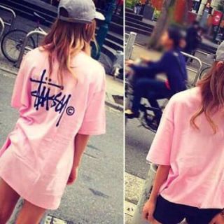 ステューシー(STUSSY)の☺︎ステューシー☺︎ピンク(Tシャツ(半袖/袖なし))