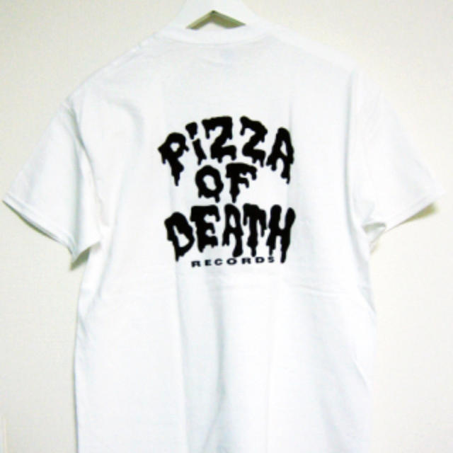 PIZZA OF DEATH  ピサ オブ デス Tシャツ  白 黒 XLサイズ