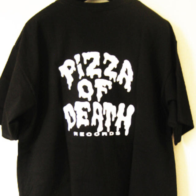 PIZZA OF DEATH  ピサ オブ デス Tシャツ  白 黒 XLサイズ