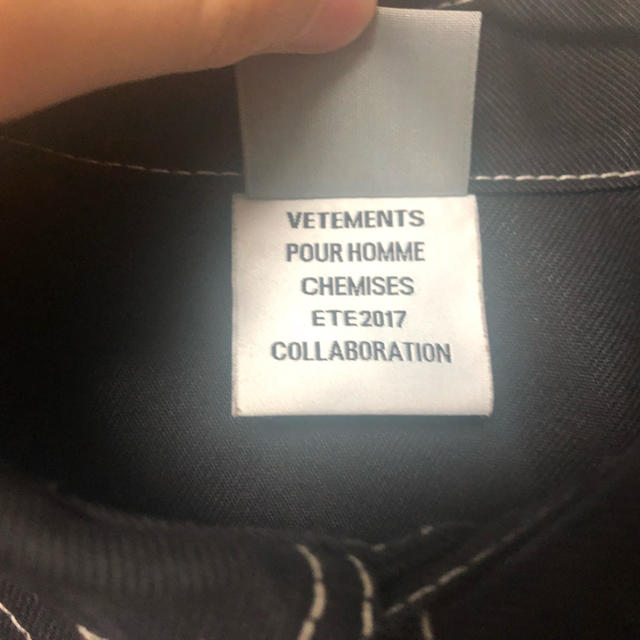 Balenciaga(バレンシアガ)のvetements carhartt ワークシャツ xs  確実正規品    メンズのトップス(シャツ)の商品写真