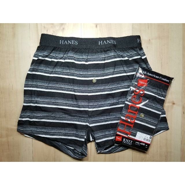 Hanes(ヘインズ)のラスト２枚組HANESヘインズニットトランクスMサイズ１３９８円を９９９円メンズ メンズのアンダーウェア(トランクス)の商品写真