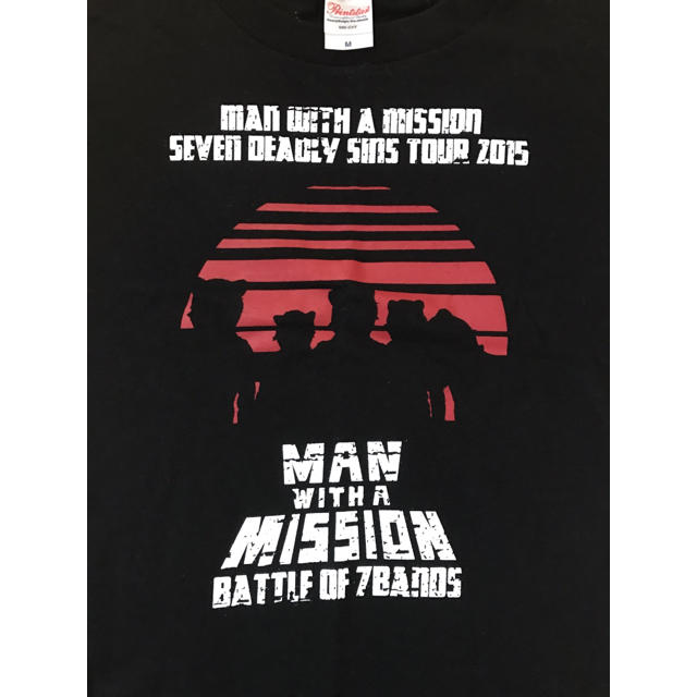 MAN WITH A MISSION(マンウィズアミッション)の【MAN WITH A MISSION】バンドTシャツ【マンウィズ】 エンタメ/ホビーのタレントグッズ(ミュージシャン)の商品写真