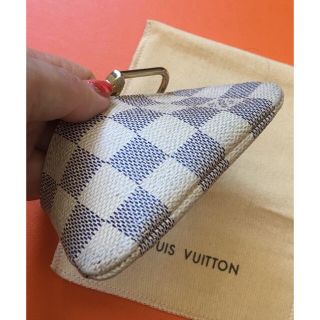 LOUIS VUITTON - ヴィトン ダミエアズール ポシェット クレ コイン
