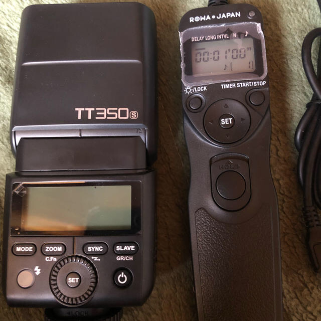 Godox TT350Sカメラスピードライトとリモコン