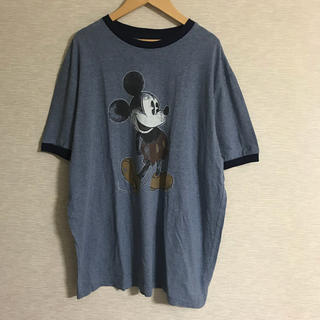 ディズニー(Disney)のUSA古着 ミッキー Tシャツ L(Tシャツ/カットソー(半袖/袖なし))