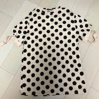 ザラ(ZARA)のZARA ドット柄 ワンピース(ミニワンピース)