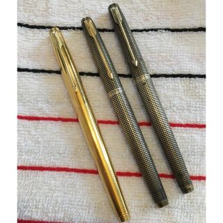 パーカー(Parker)の★PARKER 万年筆 /3本セット★(中古品)(ペン/マーカー)