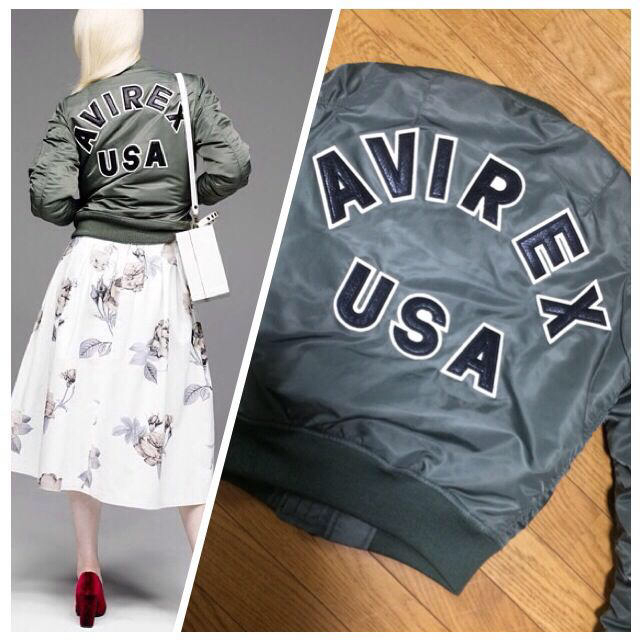 ダウンジャケットmoussy×AVIREXコラボMA-1