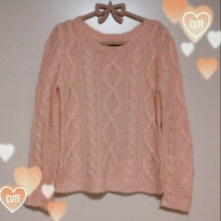 エイチアンドエム(H&M)のピンク色ニット♡(ニット/セーター)