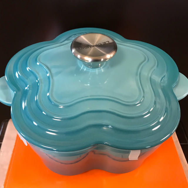 LE CREUSET - お値下げ ル・クルーゼ カリビアンブルー ココット