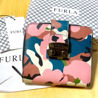 フルラ(Furla)のFURLA 折り財布 メトロポリス 花柄(財布)