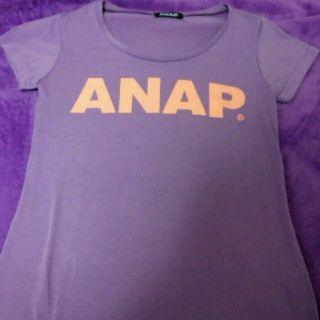 アナップ(ANAP)のANAP☆Tシャツ☆紫(Tシャツ(半袖/袖なし))