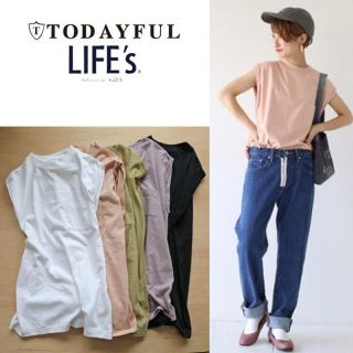 トゥデイフル(TODAYFUL)のtodayful ボーイフレンドボックスタンク ピンク(タンクトップ)