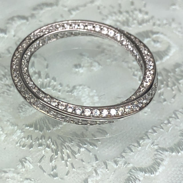 CZダイヤ  パヴェリング レディースのアクセサリー(リング(指輪))の商品写真