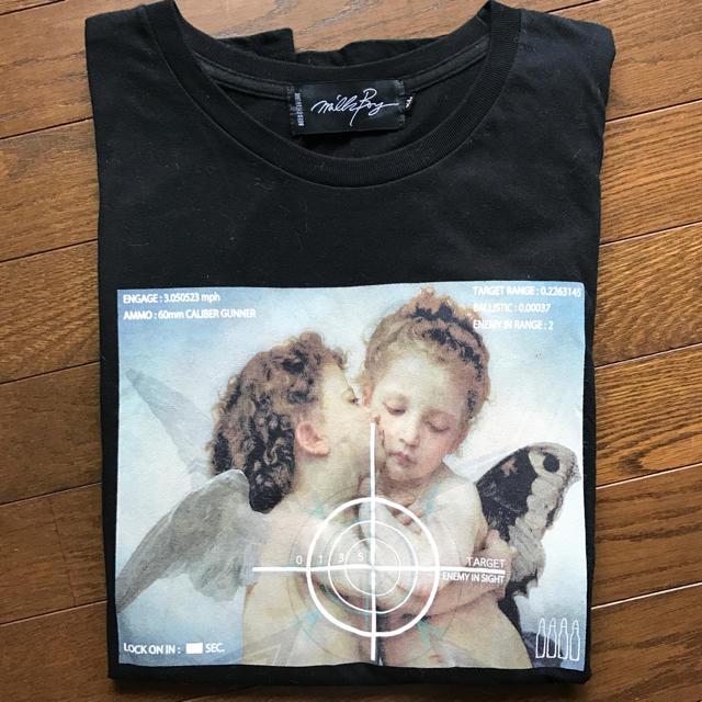MILKBOY(ミルクボーイ)の天使柄BIGt☆MILKBOY メンズのトップス(Tシャツ/カットソー(半袖/袖なし))の商品写真