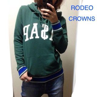 ロデオクラウンズ(RODEO CROWNS)のRCS グリーンPK S(パーカー)