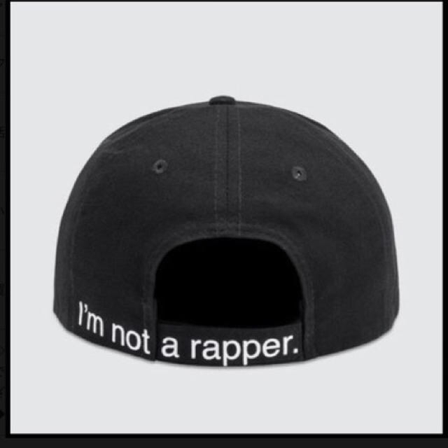 Nissy着用 “ I’m not a rapper ”キャップ