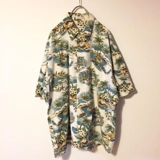 コムデギャルソン(COMME des GARCONS)の【USED】希少 XL beige cotton big aloha shirt(シャツ)