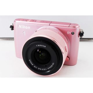 ニコン(Nikon)の☆おしゃれなピンク♪スマホに写真を飛ばせる☆ニコン S1 レンズキット(ミラーレス一眼)