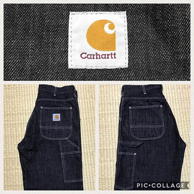 carhartt(カーハート)のcarhartt ペインターパンツ‼️ ブラックデニム‼️ワークパンツ‼️ メンズのパンツ(ペインターパンツ)の商品写真