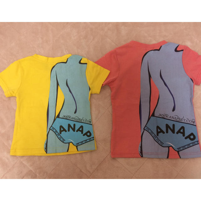 ANAP Kids(アナップキッズ)の★M11C34様専用★☆ANAP KIDS☆Tシャツ2枚セット キッズ/ベビー/マタニティのキッズ服女の子用(90cm~)(その他)の商品写真