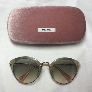 ミュウミュウ(miumiu)の最終値下げ miumiu キャットアイサングラス(サングラス/メガネ)