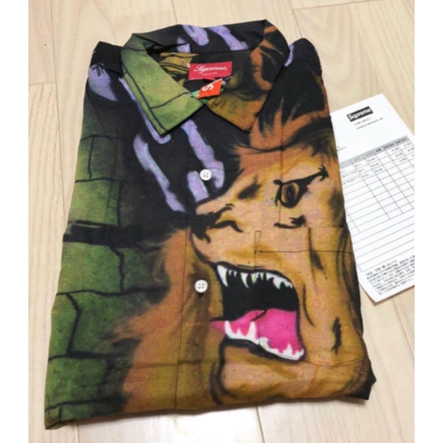 supreme lion's den shirt ライオン Sサイズ シャツ