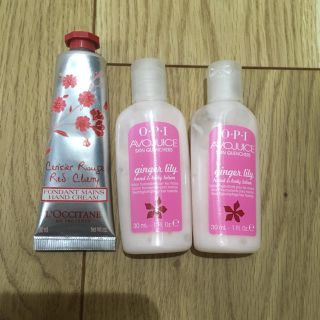 ロクシタン(L'OCCITANE)のロクシタン♥︎OPIハンドクリームセット/乾燥の季節に！(ハンドクリーム)