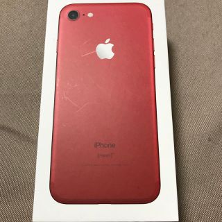 アップル(Apple)のiPhone7 空き箱 PRODUCT RED(その他)