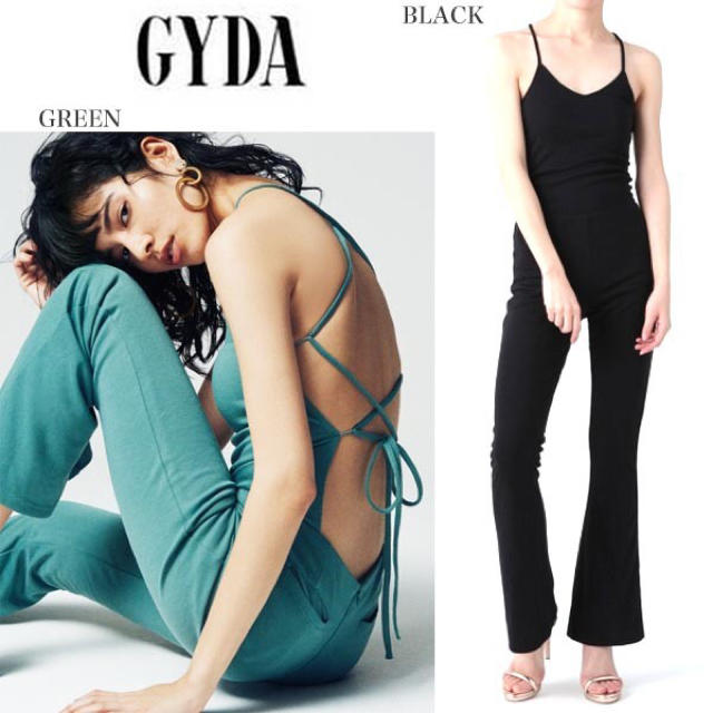 GYDA(ジェイダ)のGYDA♡新品♡バッククロスフレアロンパース♡ レディースのパンツ(オールインワン)の商品写真