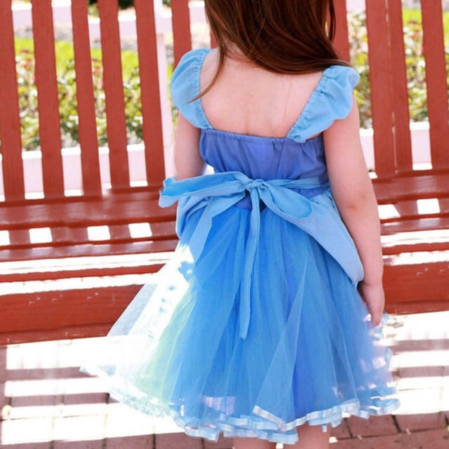 Disney(ディズニー)の海外輸入 シンデレラ なりきりドレス キッズ/ベビー/マタニティのキッズ服女の子用(90cm~)(ワンピース)の商品写真