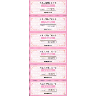 メイテツヒャッカテン(名鉄百貨店)の名鉄百貨店買い物優待(10％割引)券【6枚】(ショッピング)