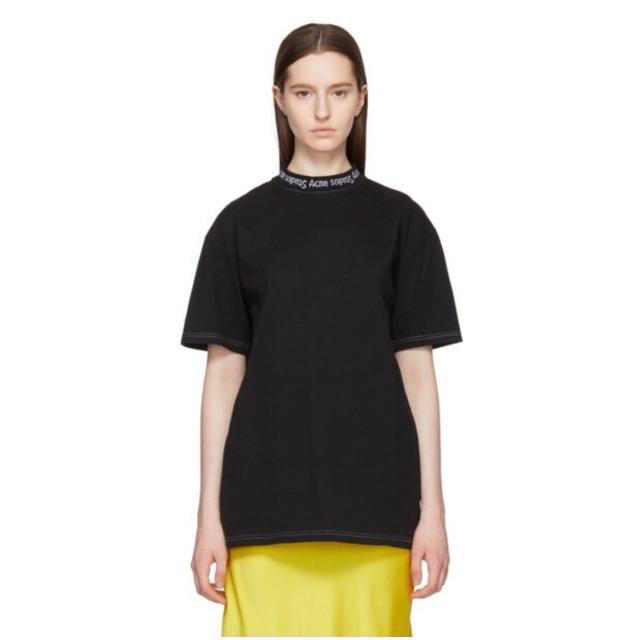 acne studios モックネックTシャツ