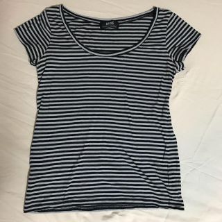 バックス(BACKS)のバックス ボーダーTシャツ(Tシャツ(半袖/袖なし))