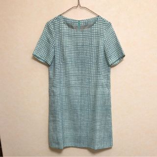 ロペピクニック(Rope' Picnic)のRope Picnic 新品タグ付き チェック柄ワンピース(ひざ丈ワンピース)