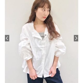 カスタネ(Kastane)の新品 kastane カスタネ  えり紐前あきチュニック(シャツ/ブラウス(長袖/七分))