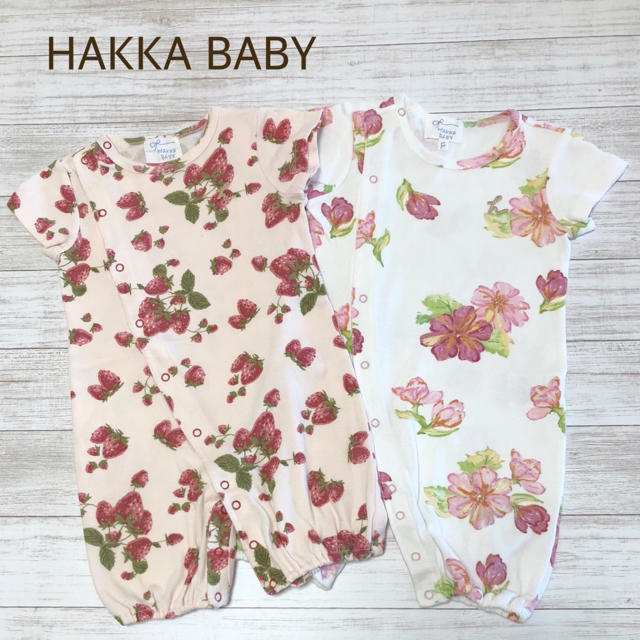 hakka baby(ハッカベビー)のハッカベビー ロンパース F キッズ/ベビー/マタニティのベビー服(~85cm)(ロンパース)の商品写真