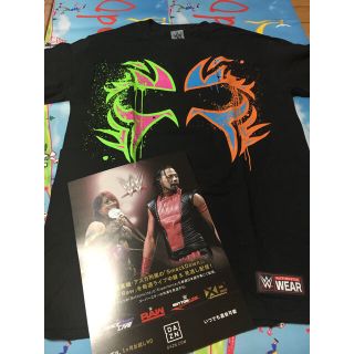 WWEプロレス Tシャツ❣️&おまけ(格闘技/プロレス)