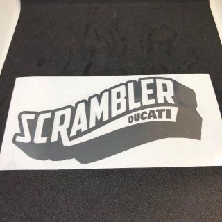 SCRAMBLER　DUCATI (ドゥカティ)切り文字ステッカー(その他)