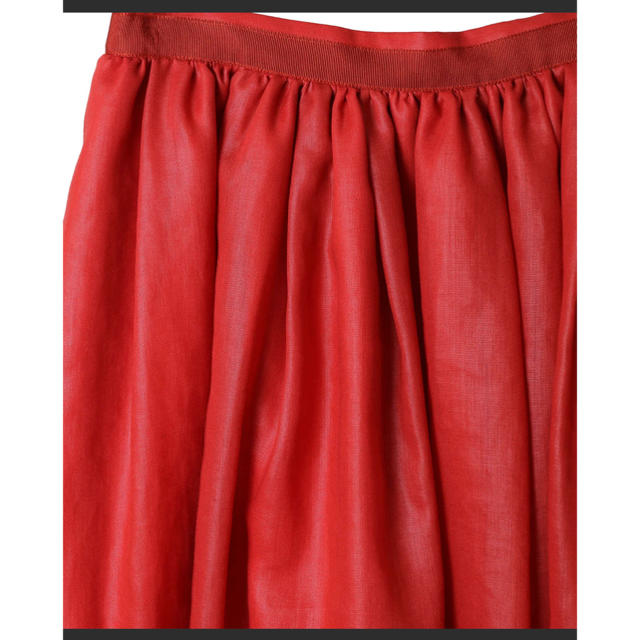 31 Sons de mode(トランテアンソンドゥモード)の31 Sons de mode シアーフレアスカート ネイビー レディースのスカート(ひざ丈スカート)の商品写真